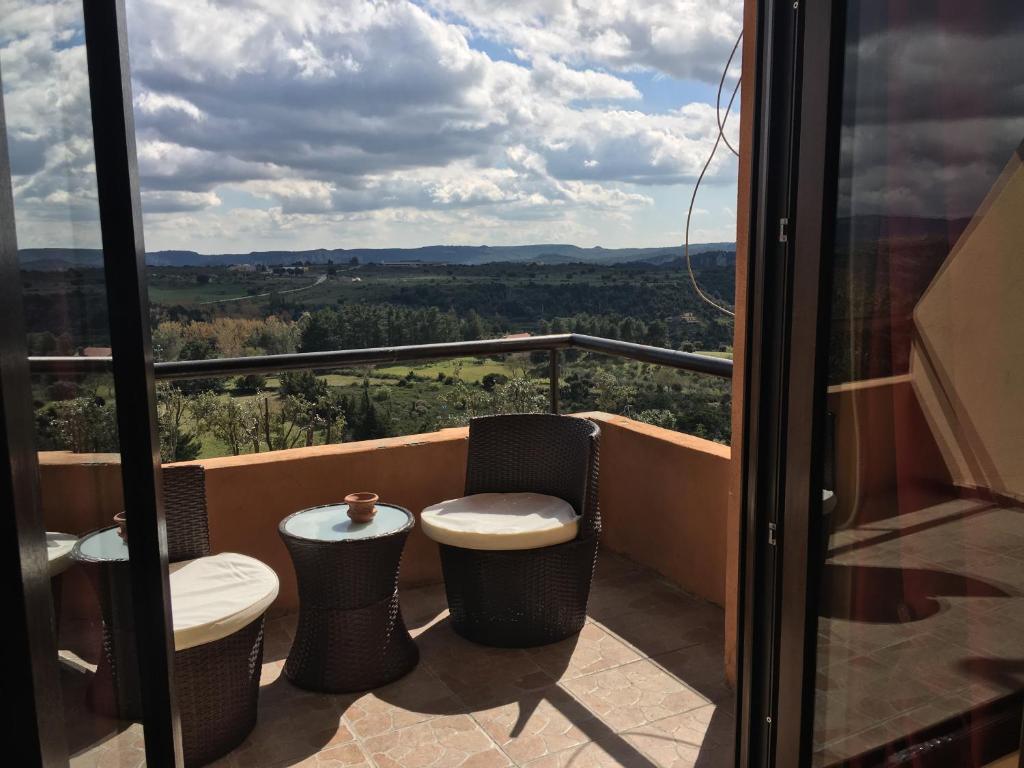 Balcone o terrazza di Hotel Miramonti Seulo Turismo Rurale