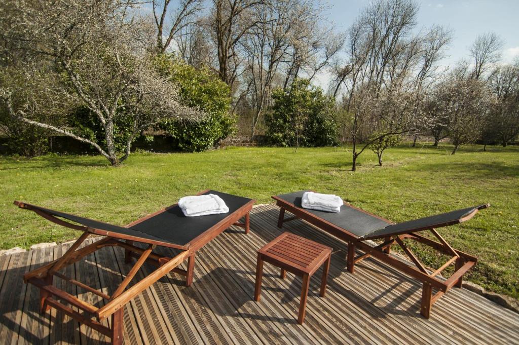 Zahrada ubytování Jardin des Sens, la Rente d'Eguilly