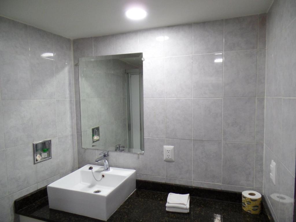Koupelna v ubytování Hotel Suites Bernini