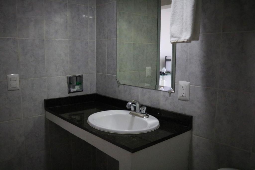 Koupelna v ubytování Hotel Suites Bernini