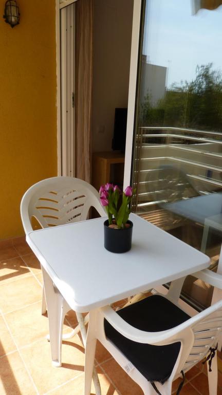 Balkón alebo terasa v ubytovaní Apartamento Pescadors