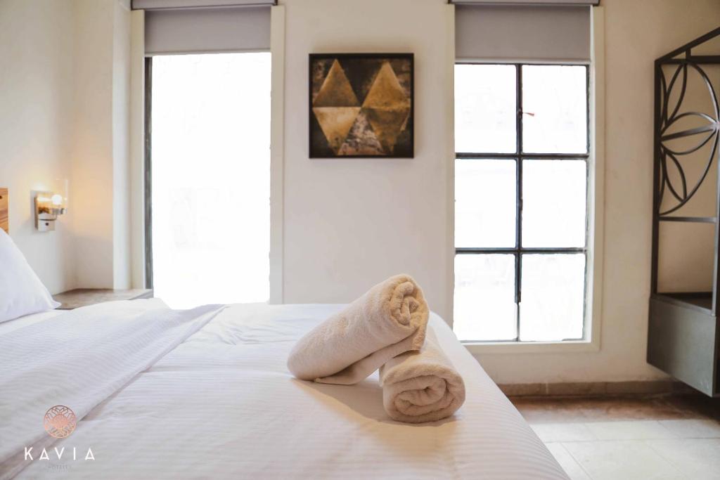 Postel nebo postele na pokoji v ubytování Hotel Urban