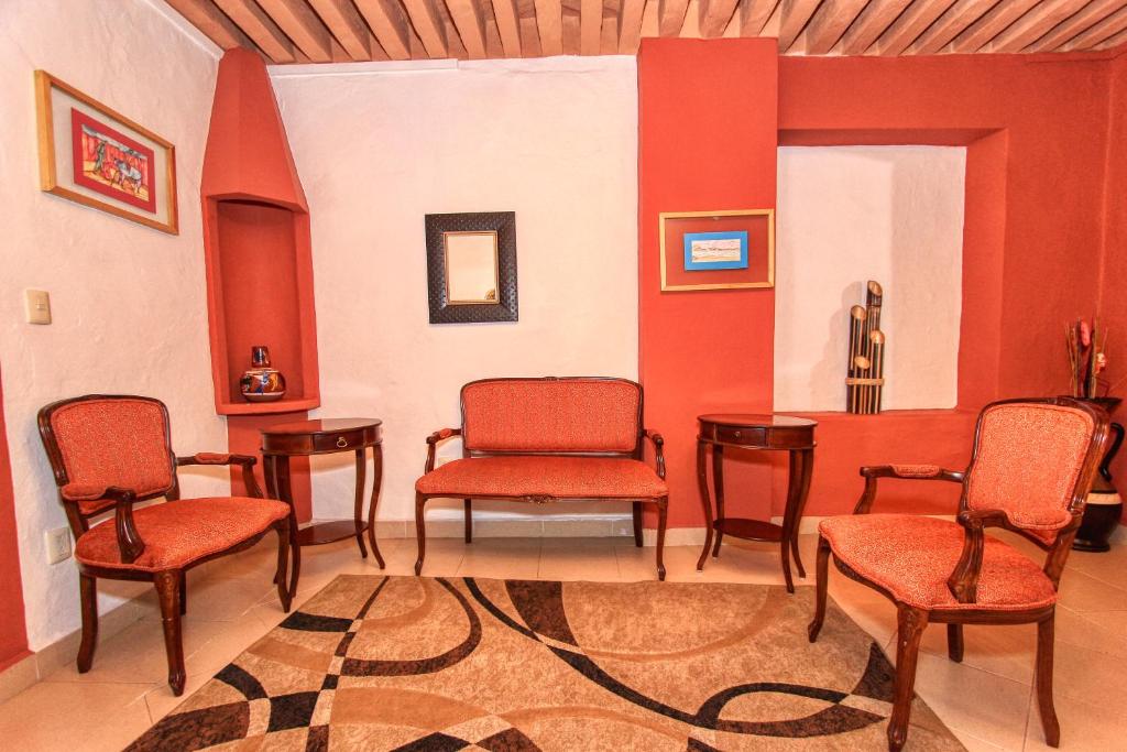Posezení v ubytování La Casona de Don Lucas