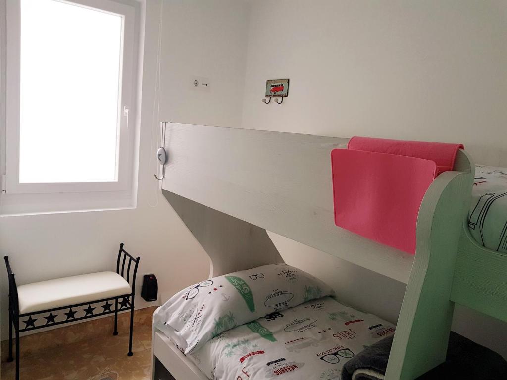 Posteľ alebo postele v izbe v ubytovaní Casa con vistas al mar en A Guarda