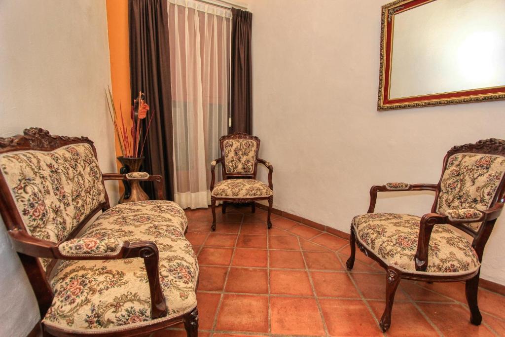 Posezení v ubytování La Casona de Don Lucas