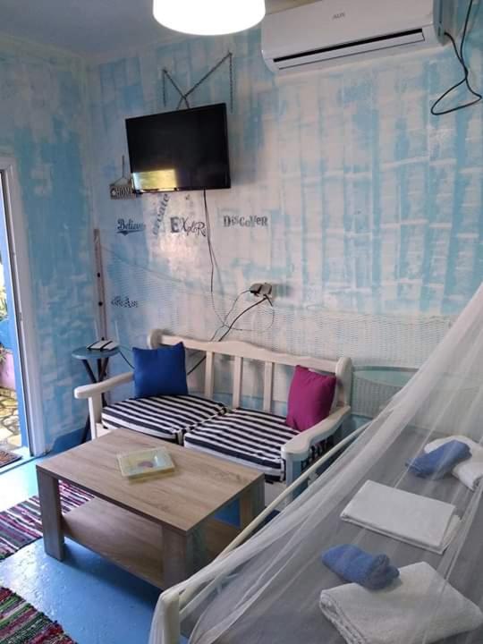 Postel nebo postele na pokoji v ubytování La Gatta Studio