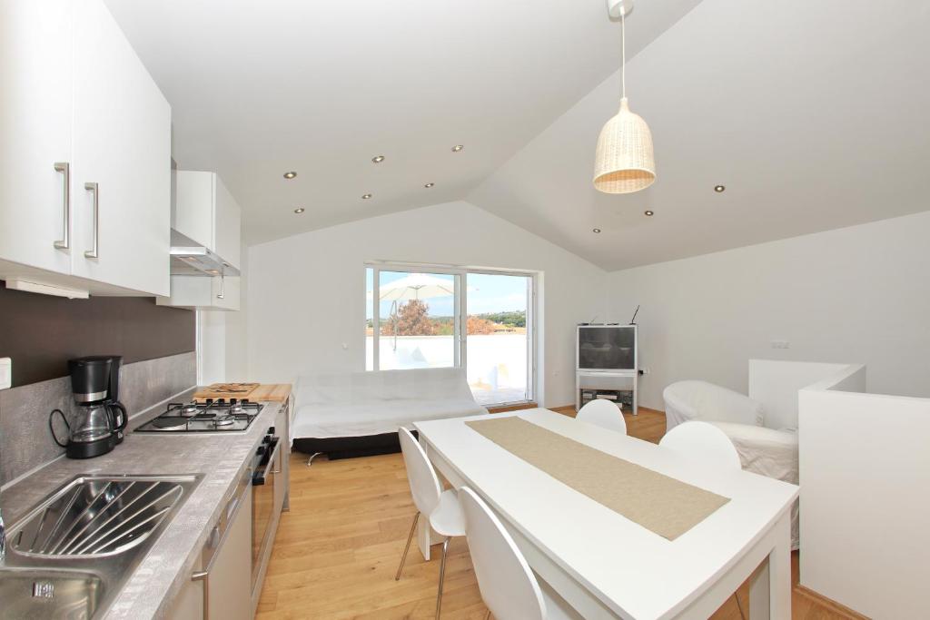 Kuchyňa alebo kuchynka v ubytovaní Apartments Vila Moli