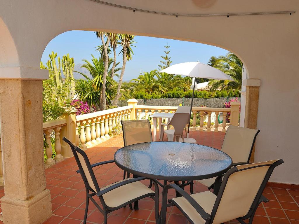 Balkón nebo terasa v ubytování Holiday Home Reposo by Interhome