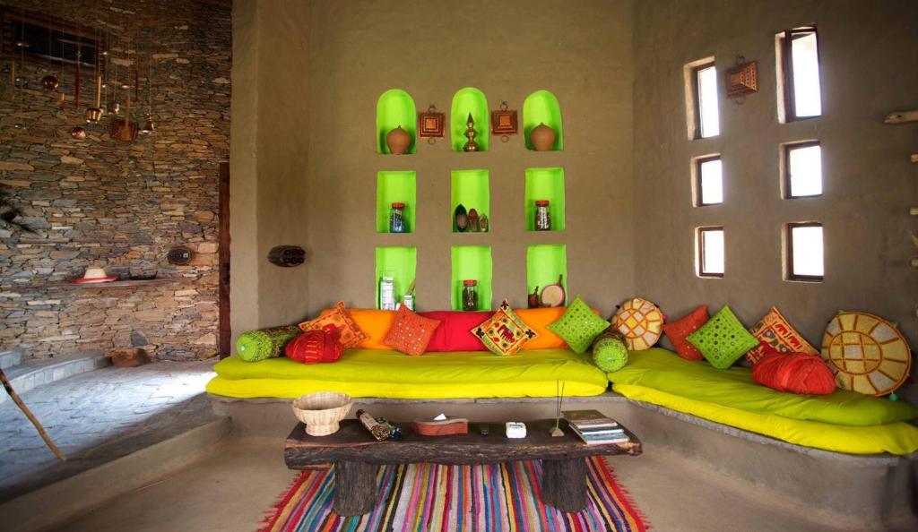 Posezení v ubytování Brij Lakshman Sagar, Pali - Small Luxury Hotels of the World