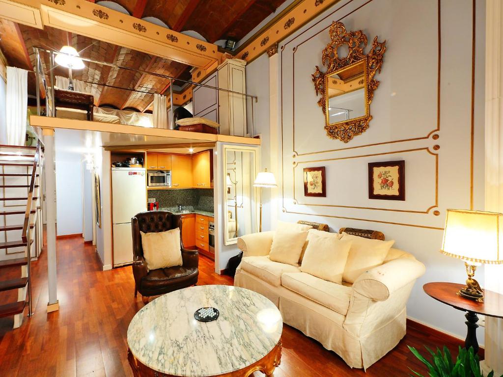 Posezení v ubytování Apartment Plaza de Catalunya - Pso- de Gracia by Interhome