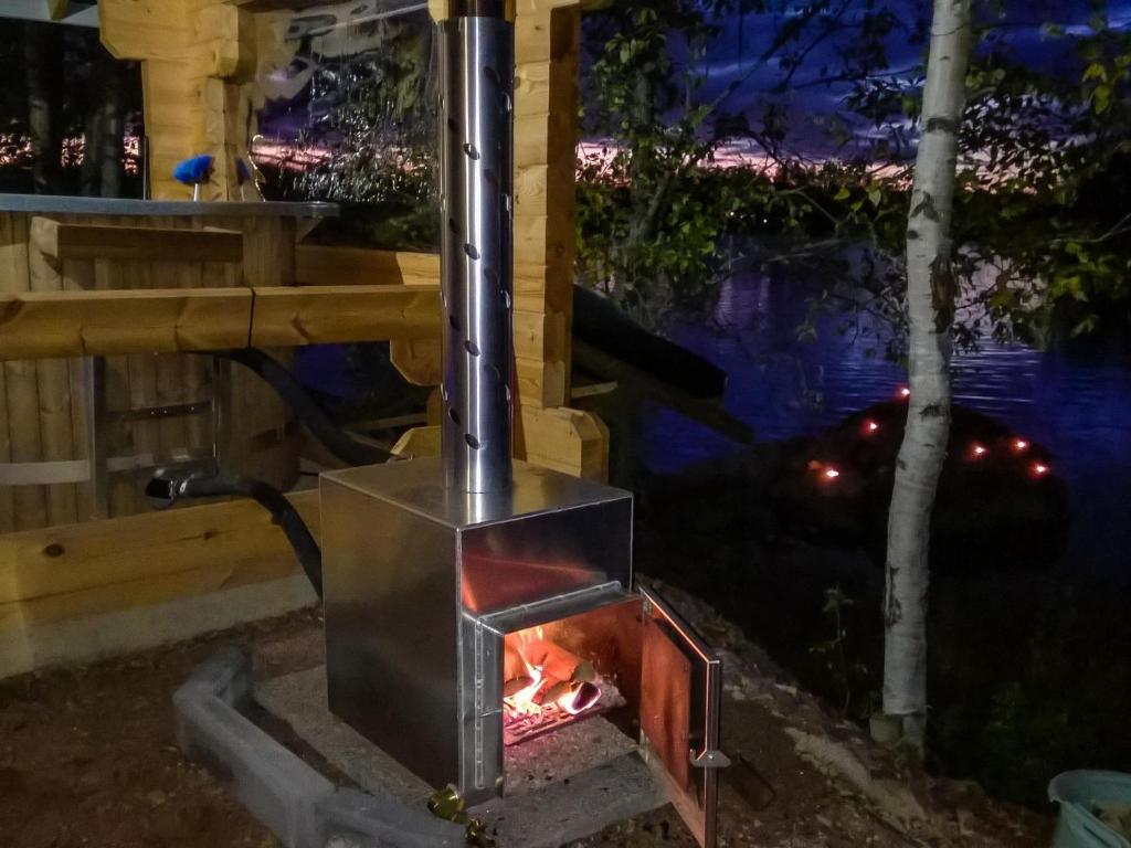 Gril dostupný pro hosty v prázdninového domu