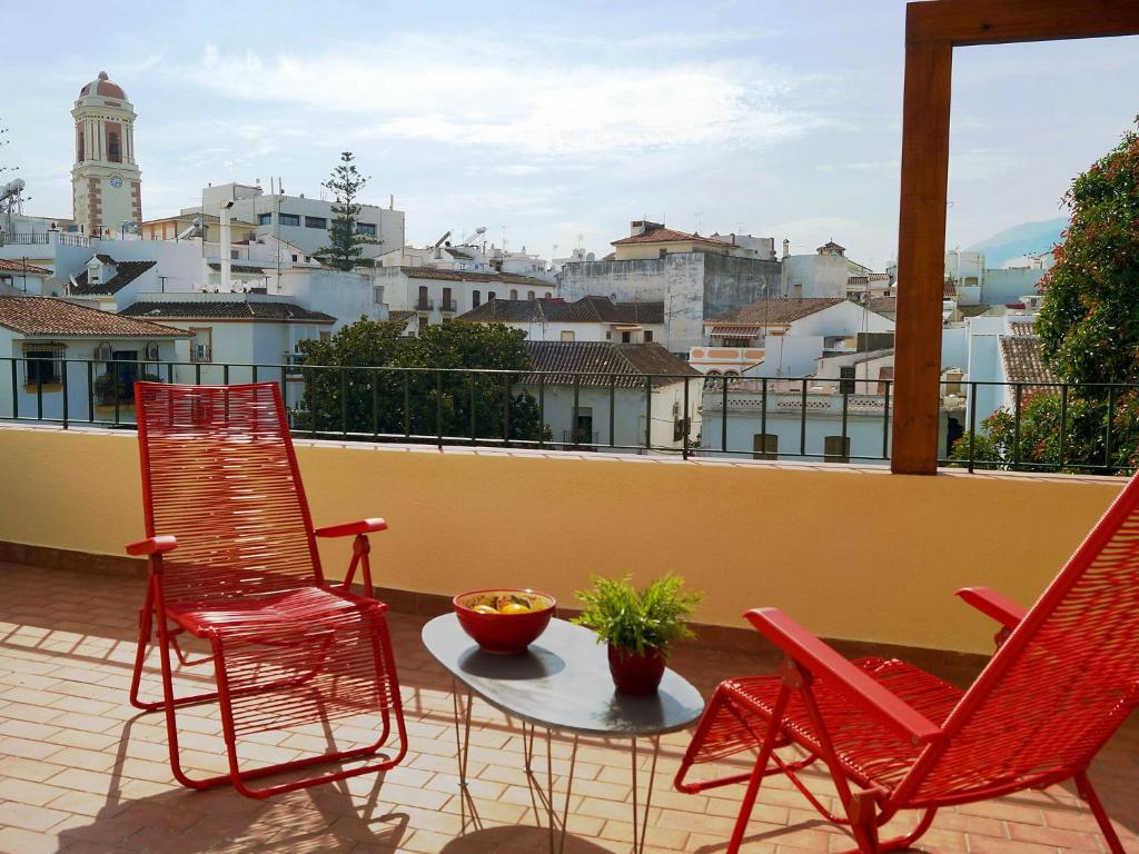 Balkón alebo terasa v ubytovaní Apartment Plaza de las Flores by Interhome