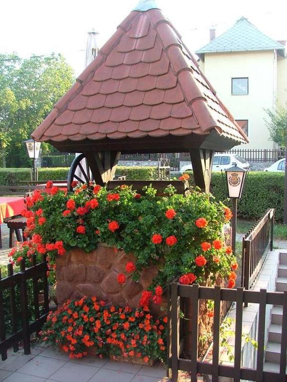 Vonkajšia záhrada v ubytovaní Agas Vendeghaz