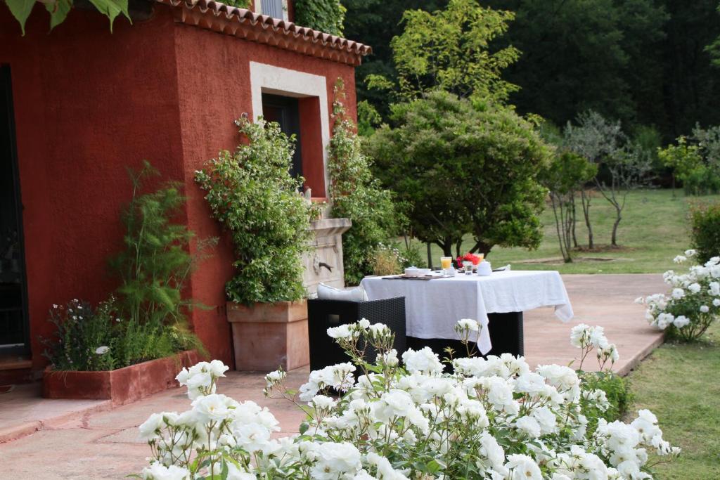 Zahrada ubytování Villa des Roses
