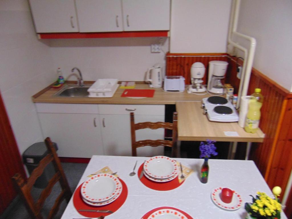 Kuchyňa alebo kuchynka v ubytovaní Thomas Apartman Eger