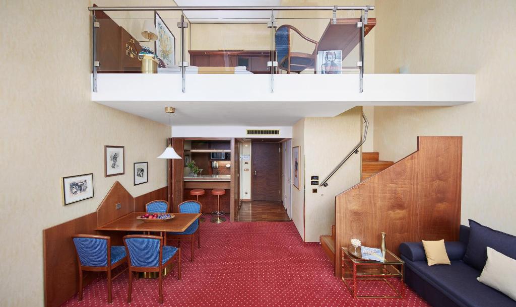 Posezení v ubytování Living Hotel Prinzessin Elisabeth