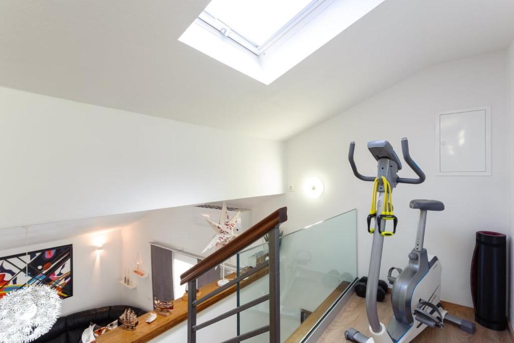 Posilňovňa alebo fitness centrum v ubytovaní Apartment Gazo