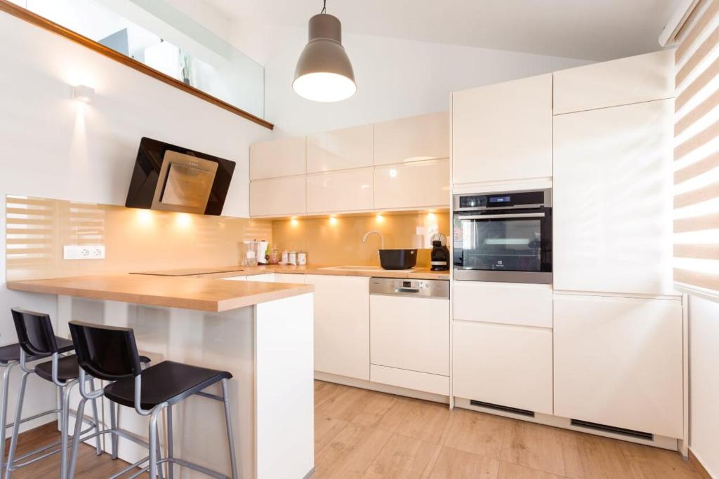 Kuchyňa alebo kuchynka v ubytovaní Apartment Gazo