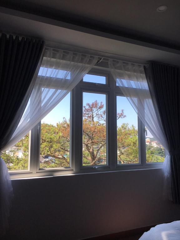 Letto o letti in una camera di Grey House