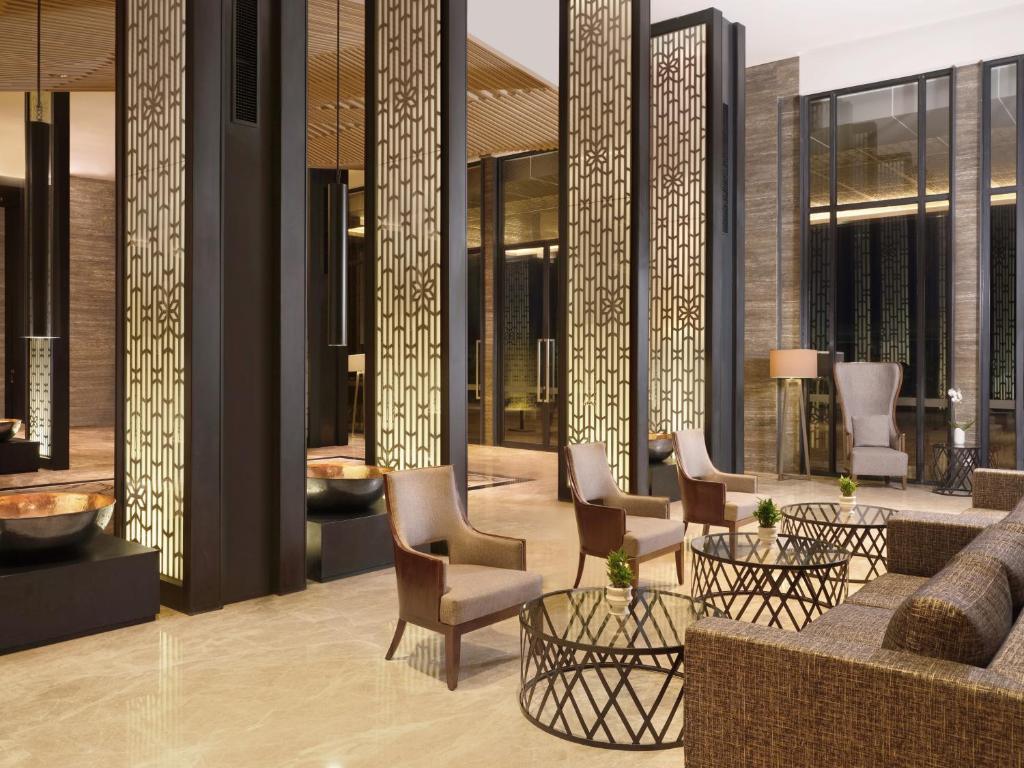 Posezení v ubytování Hotel Santika Premiere Bandara Palembang