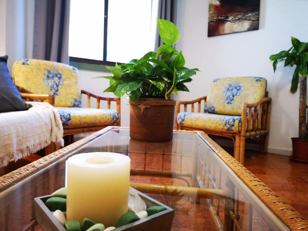 Posezení v ubytování Apartamento amplio Canary Style, 1 Playa Canteras