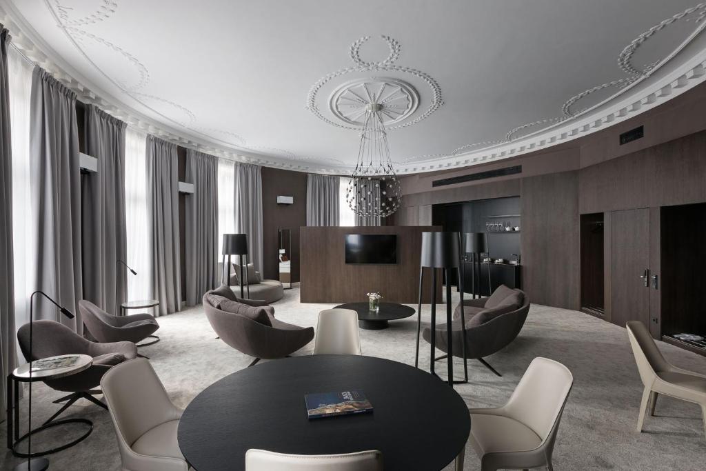 Posezení v ubytování BANKHOTEL