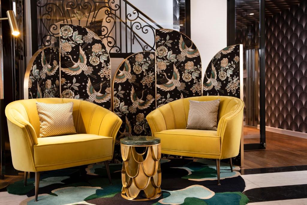 Hôtel Victor Hugo Paris Kléber - Resim 12