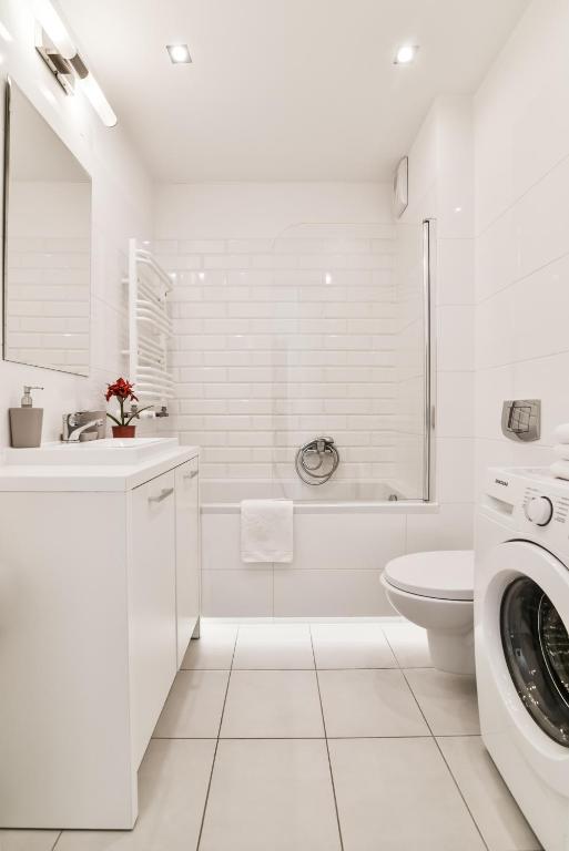 Kúpeľňa v ubytovaní LTC Apartments Malczewskiego Centrum
