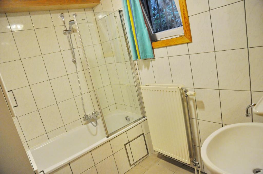 Koupelna v ubytování Libellule Style Vielsalm