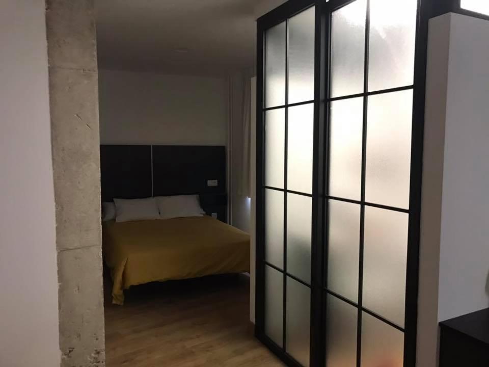 Postel nebo postele na pokoji v ubytování Hotel Trefacio