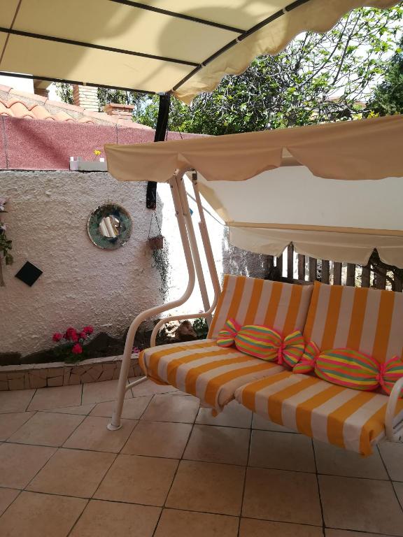 Posezení v ubytování B&B Lety