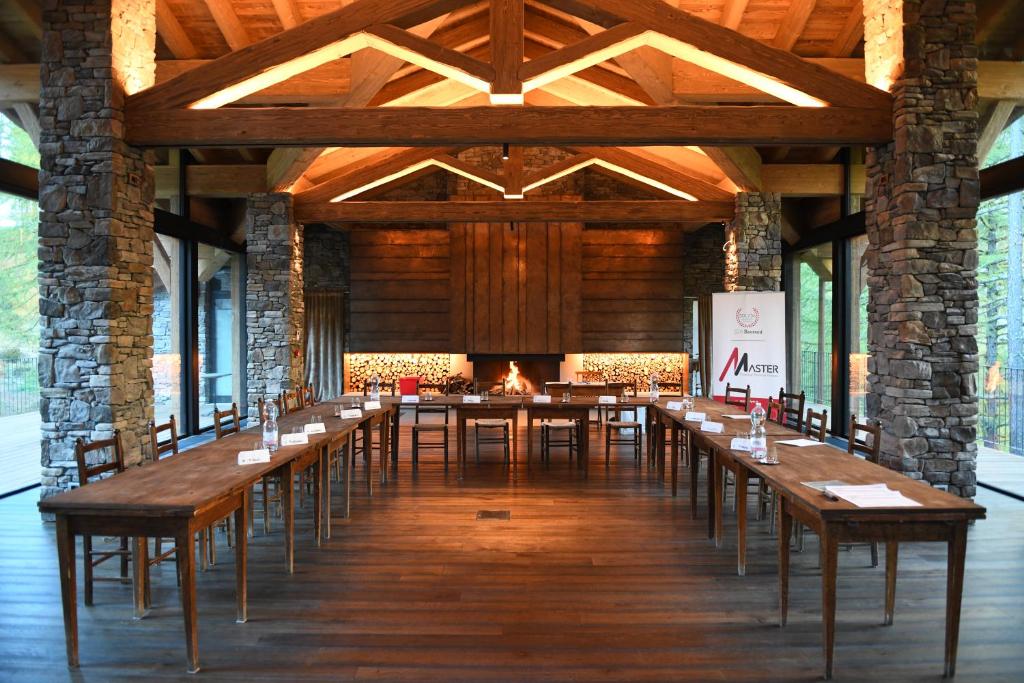 Restaurace v ubytování Les Neiges D'Antan
