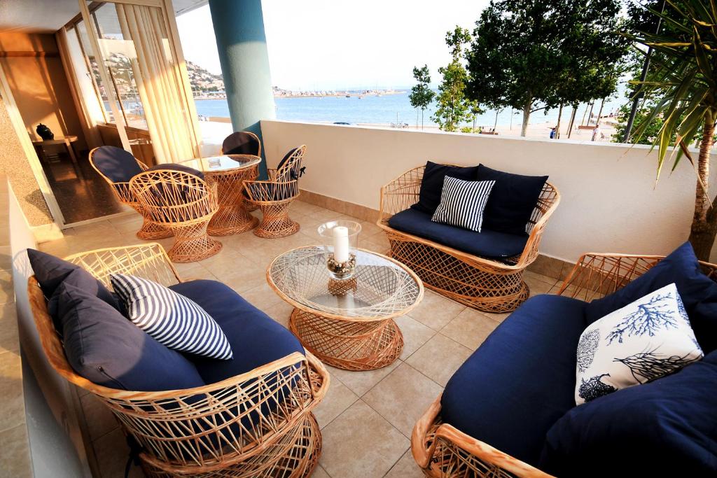 Posezení v ubytování Hotel Ramblamar