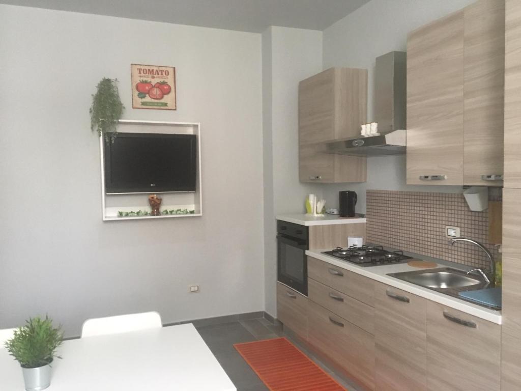 Η κουζίνα ή μικρή κουζίνα στο Casa Mario