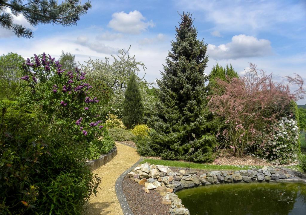 Zahrada ubytování B&B Plattestien