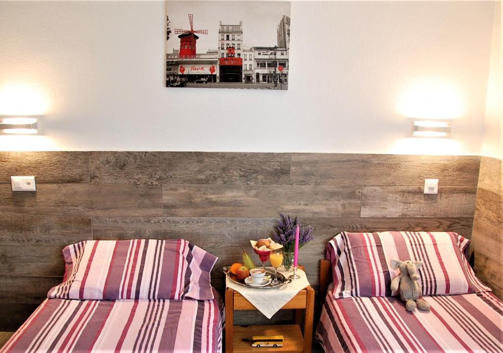 Postel nebo postele na pokoji v ubytování Hotel della Posta