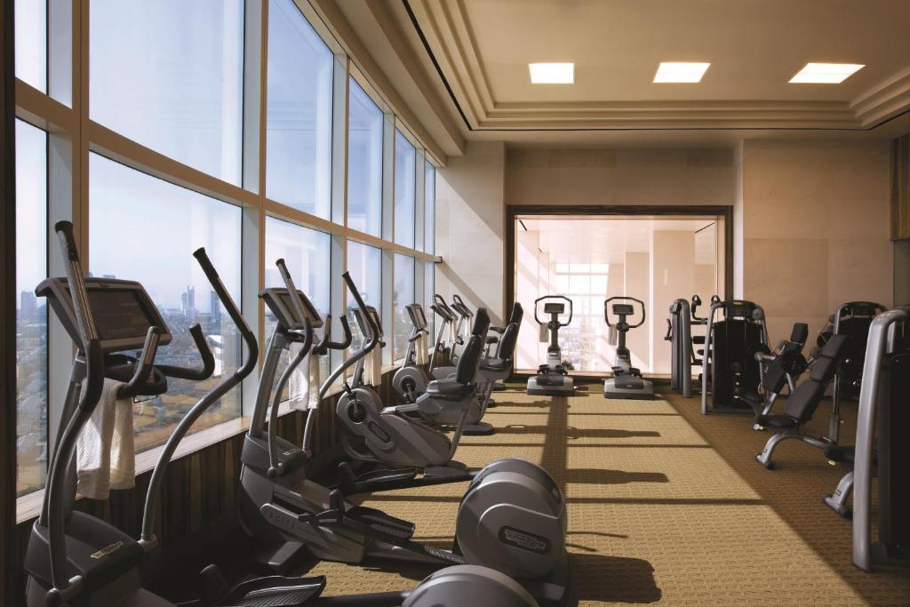 Fitness centrum a/nebo fitness zařízení v ubytování MGM Tower at Borgata