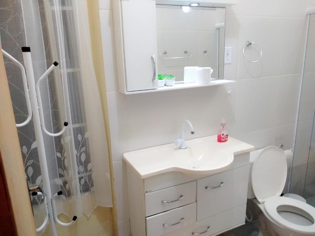 Koupelna v ubytování Casa Julieta