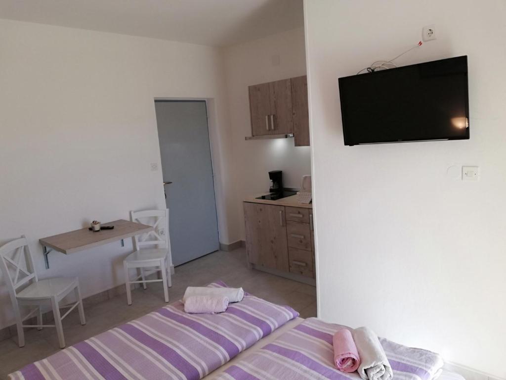 TV a/nebo společenská místnost v ubytování Guesthouse Marija