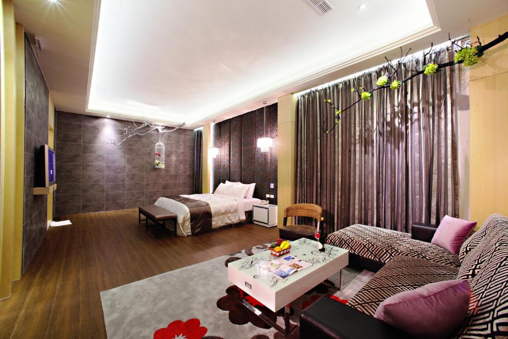 Posezení v ubytování Affair motel Co.Ltd