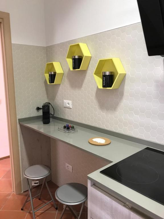 Kuchyň nebo kuchyňský kout v ubytování Mirtillhouse