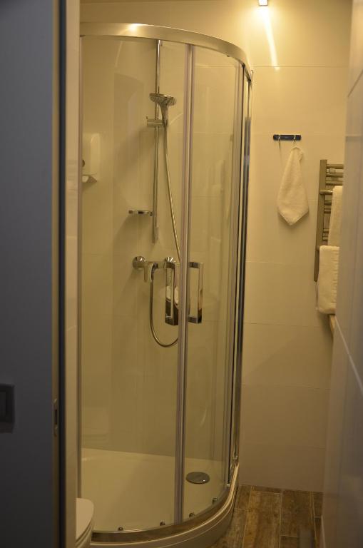 Koupelna v ubytování StanGret Hotel