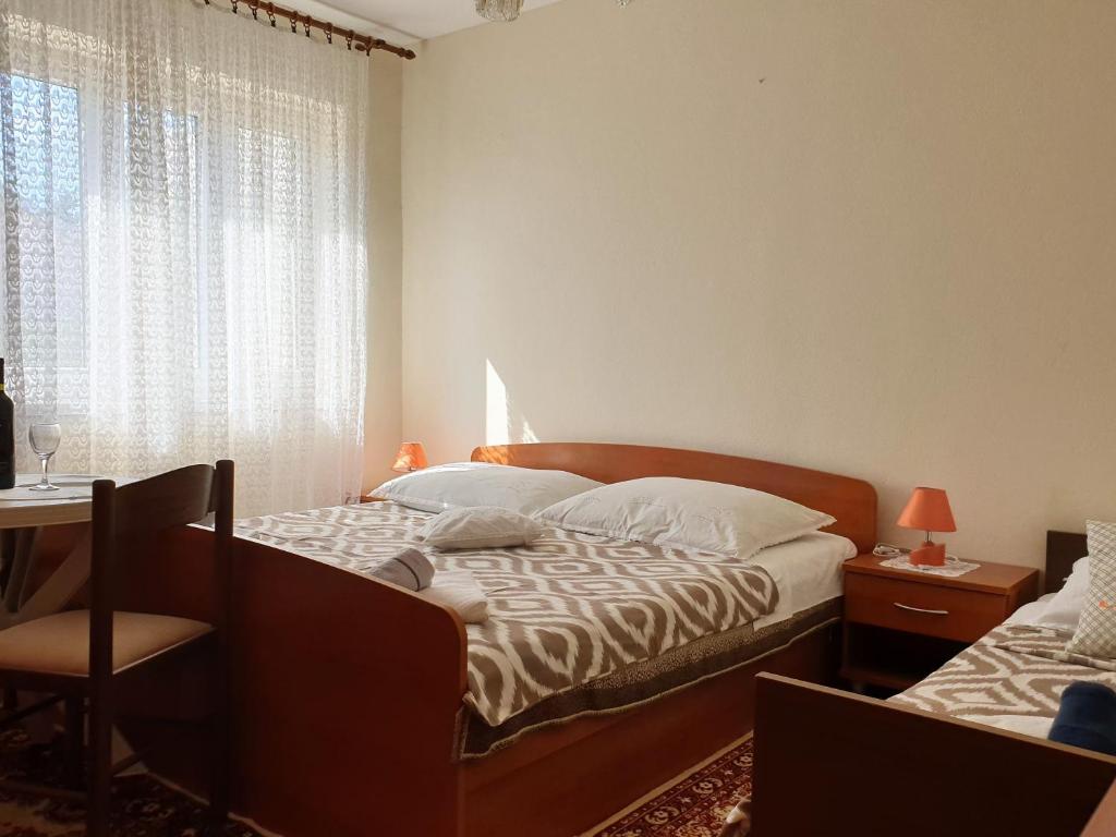 Postel nebo postele na pokoji v ubytování Guest House Miro