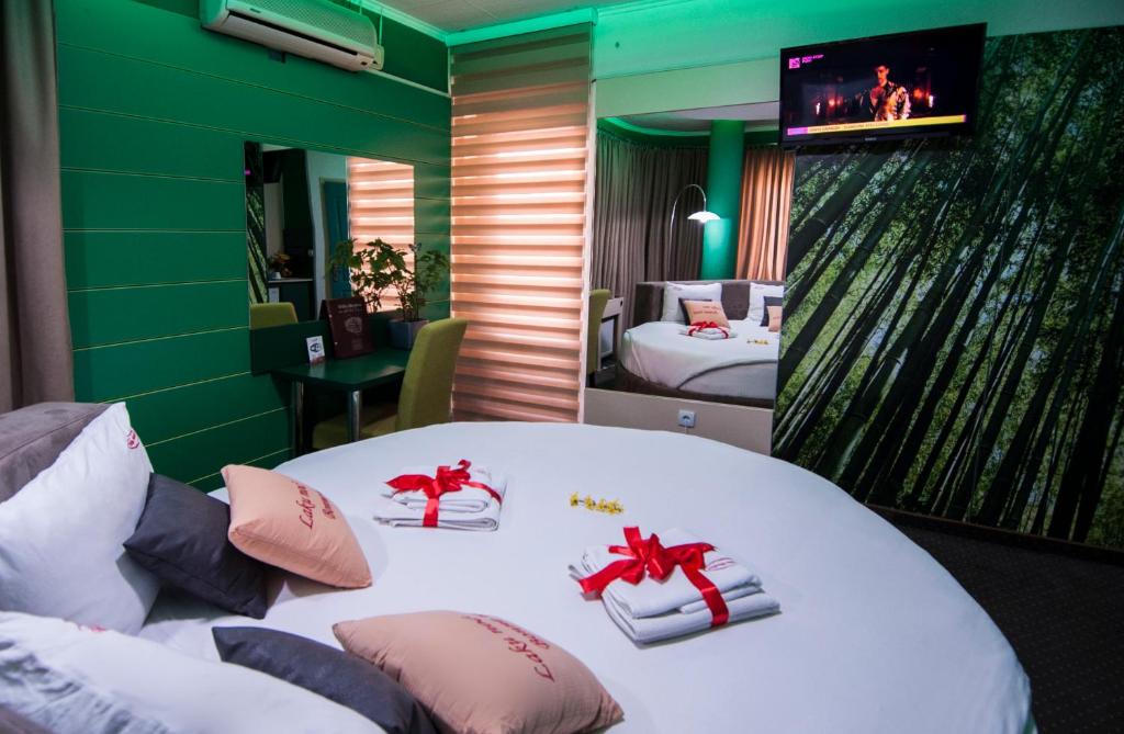Postel nebo postele na pokoji v ubytování Guesthouse Villa Modex