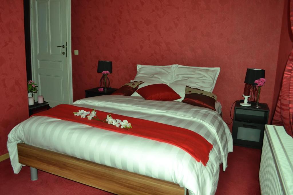 Postel nebo postele na pokoji v ubytování Hotel Het Gasthof