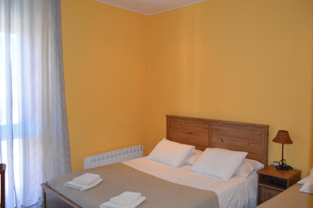 Cama o camas de una habitación en Fonda Ca La Paula