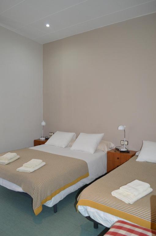 Cama o camas de una habitación en Fonda Ca La Paula