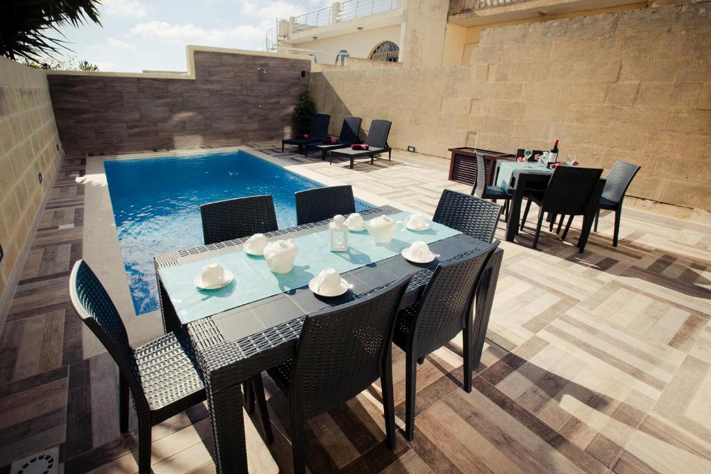 Posezení v ubytování Soleil B&B Gozo