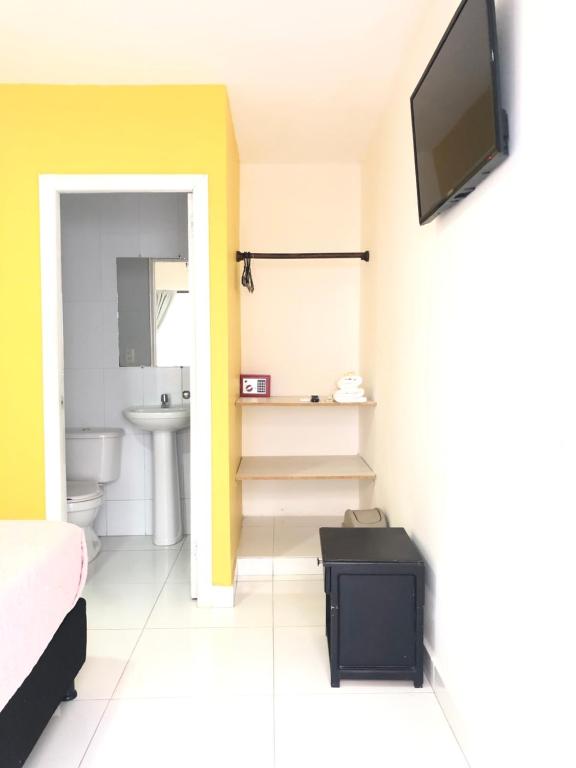 TV a/nebo společenská místnost v ubytování Hotel Balcones de Bocagrande