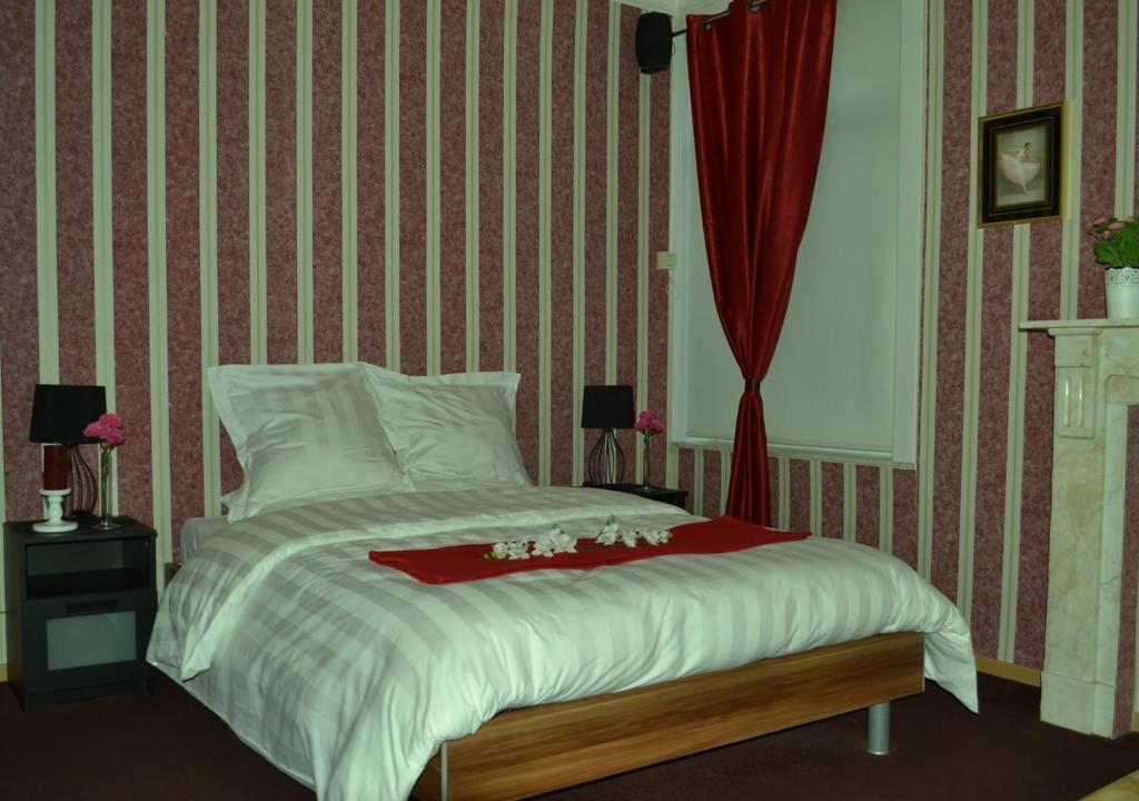 Postel nebo postele na pokoji v ubytování Hotel Het Gasthof